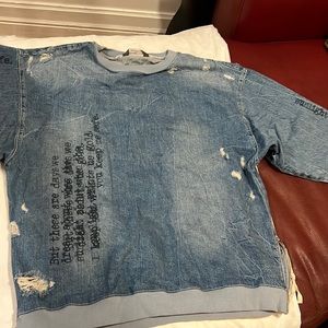 Unisex Jean sweatshirt by Zara